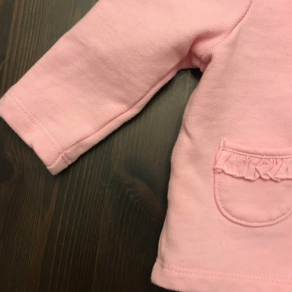 Ralph Lauren Shirts & Tops Ralph Lauren Baby Girl Zip Up Pink